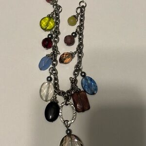 Elegant Multicolor Gemstone Necklace